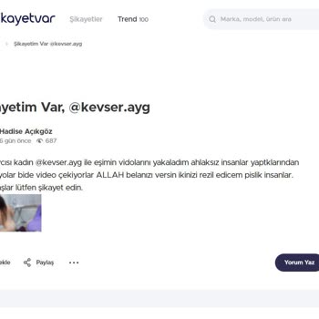 Guncelsikayetlerimiz.com Şahsım Adına İftira