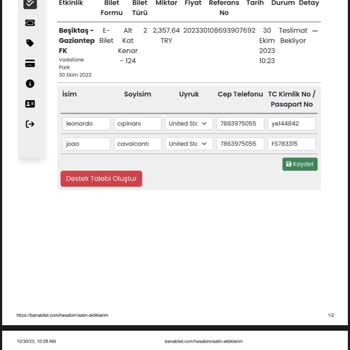 Banabilet.com Bilet Yabancı Misafir
