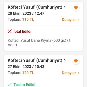 Köfteci Yusuf Almadığım Ürünün Parasını İade Etmedi