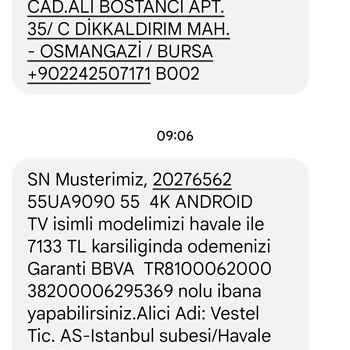 Vestel Markası Hayal Kırıklığı