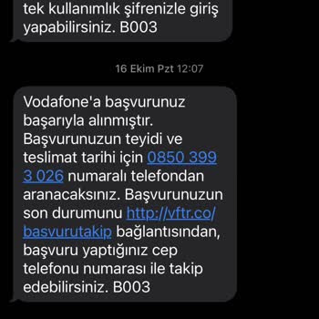 Vodafone Kafalarına Göre Hat Taşıma