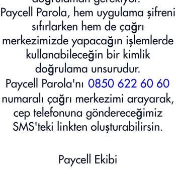 Paycell Şifremi Unuttum Şifre Sıfırlama Yapamıyorum