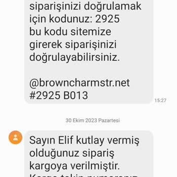 Browncharm.net Siparişi Onaylamadan Gönderiyor