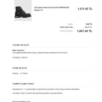 Ayakkabı Dünyası Ayıplı Ürün Harley Davidson Erkek Bot