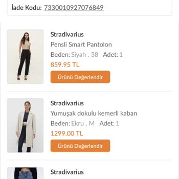 Trendyol İade İşlemi Olmadı