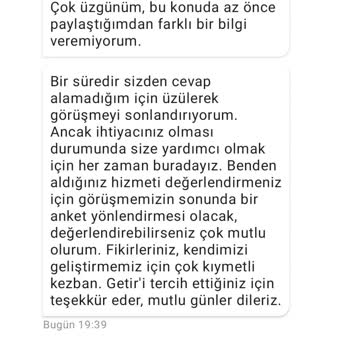 Köfteci Yusuf Sorumsuzluğu (getir Yemek)