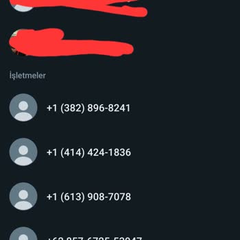 WhatsApp Bilinmeyen Yurt Dışı Kodlu Numaralardan Gelen Saçma Mesajlar