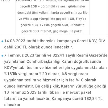 Turkcell Hat Taşımadan Dolayı Fazla Alınan Cayma Bedeli