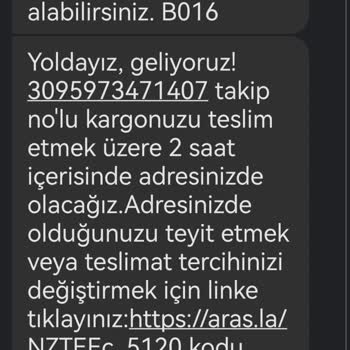 Aras Kargo Teslim Edilmeyen Ürün