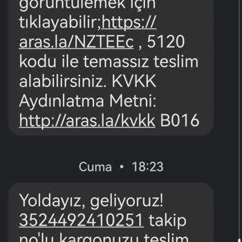 Aras Kargo Teslim Edilmeyen Ürün