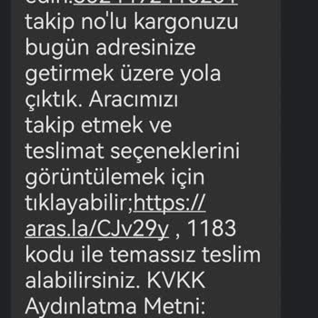 Aras Kargo Teslim Edilmeyen Ürün