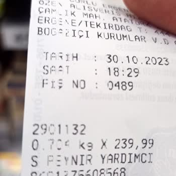 Onur Market Raf İle Fiş Fiyat Farkları