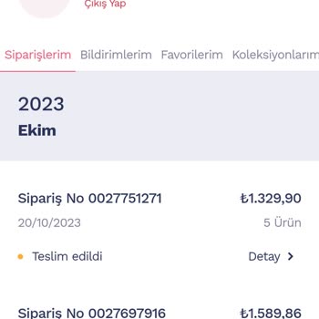 Penti Haberim Olmadan Ürünlerimi İptal Etti