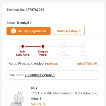 Trendyol İade Süreci Ve Trendyol Express Kayıpları