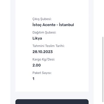 Sürat Kargo'ya Verilen Ürünüm Kargomun Nerede Olduğunu Bilmiyor