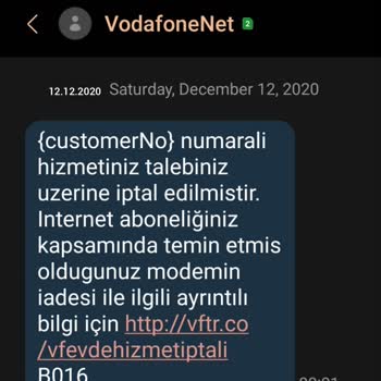 Vodafone Net İnternet Aboneliği, Müşteri Hizmetleri