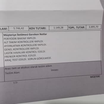 Hyundai Yetkili Servis Bakım Ücreti Mağduriyeti