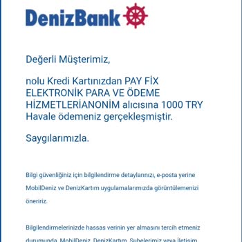 PayFix Para Yatırdım Ve Hesabıma Düşmedi
