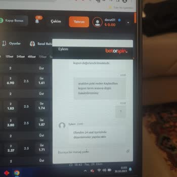 Betorspin Tatil Edilen Maçı Kaybetti Dedikler