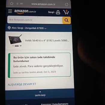 Amazon Para İadesi Yapılmadı