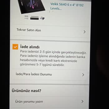 Amazon Para İadesi Yapılmadı