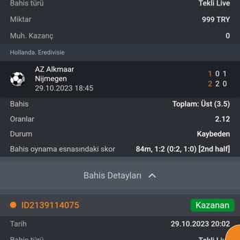 Portvippro.com Da Yarıda Kalan Mac Da Mevcut Skorun Geçerli Sayılması