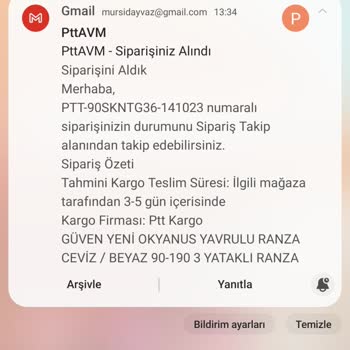 PttAVM Kargom 16 Gündür Gelmedi