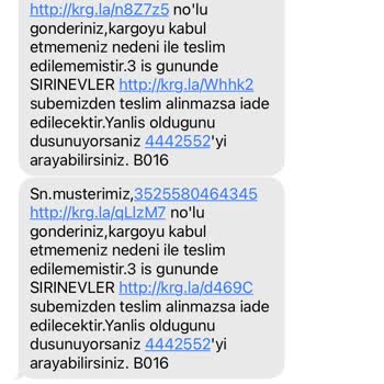 Aras Kargo Şirinevler Şubesi Problemi