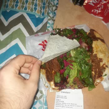 Trendyol Yemek Doritoslu Çiğ Köfte Dürüm Siparişiyle İlgili Sorun