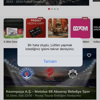 Passolig Üyelik Yapamıyorum Yardımcı Olur Musunuz