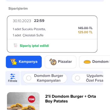 Domino's Çorum Şubesinin Yetersizliği