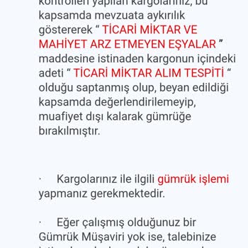 Sinotrans Makzume Lojistik Siparişime El Koydu