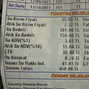 İSKİ Atık Su Bedeli Alıyor.