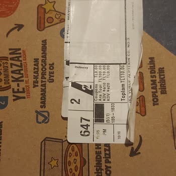 Domino's Pizza Çiğ Hamur