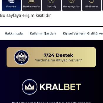 Kralbet Çekim Yapamıyorum