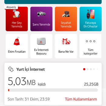 Vodafone Tarife Aşım Sorunu