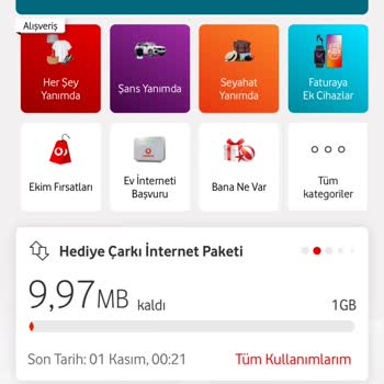 Vodafone Tarife Aşım Sorunu