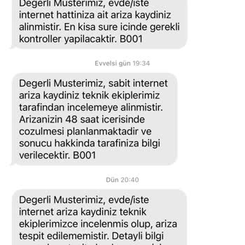 Türk Telekom İnternet Hizmetleri Teknik Servis İlgisizliği
