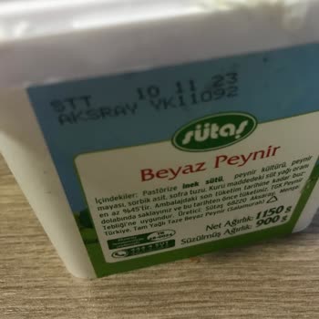 Sütaş Beyaz Ve Kaşar Peyniri