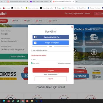 Obilet Kişisel Kupon Kullanırken Kayıtlı Mail İçin Geçersiz Hatası Alıyorum.