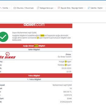 Obilet Kişisel Kupon Kullanırken Kayıtlı Mail İçin Geçersiz Hatası Alıyorum.