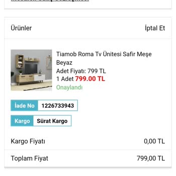 A101 Online Ürünümü Göndermiyor.