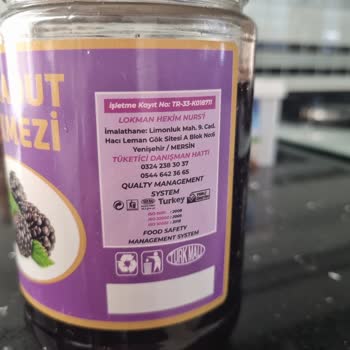 Nurs Lokman Hekim Karadut Pekmezi Üzerine Şikayet