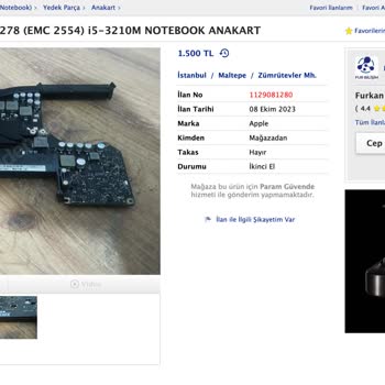 Fur Bilişim "sahibinden.com Da Mağaza" Paramı İade Etmiyor!