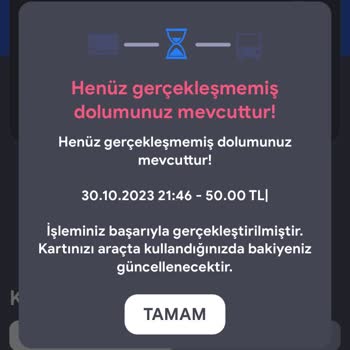 Kent Kartıma Para Geçmiyor