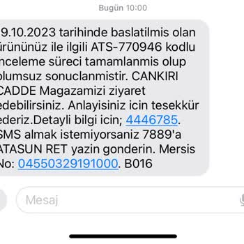 Atasun Optik Sattığı Malın Arkasında Durmuyor