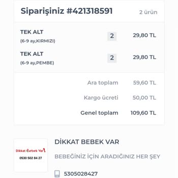 Dikkat Bebek Var (dikkatbebekvar.com.tr) Memnuniyetsizlik. Pişmanlık. Vs