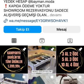 Bayman Moda (Instagram) Alışveriş Kampanyası Sonrası Engellenme Sorunu