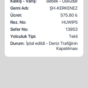 Deniz Taksi Ulaşım Sorunuma Çözüm Arıyorum