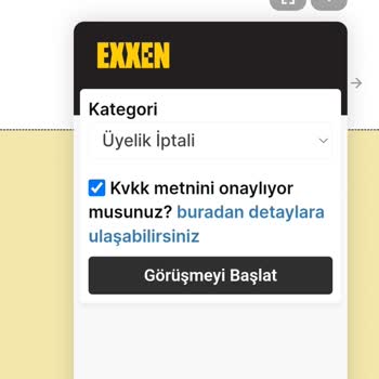 Exxen Üyelik İptal Etmiyor.